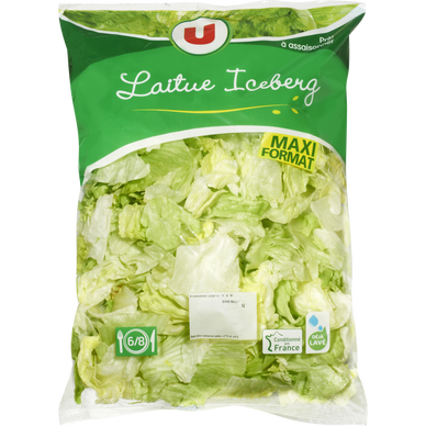 Salade Iceberg du jardin Mon marché fraîcheur en format économique 680 g