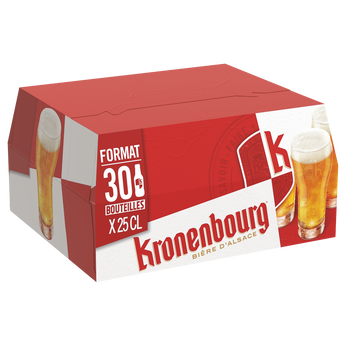 Image de Bière blonde KRONENBOURG, 4,2° - Bouteilles