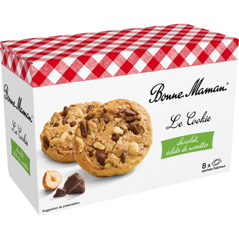 Image de Cookies chocolat noisette BONNE MAMAN