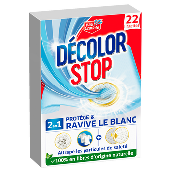 Image de Lingette anti-décoloration ravive le blanc DECOLOR STOP - 22