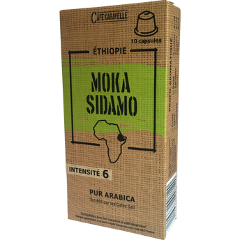 Image de Café capsules MOKA SIDAMO N°6 - Ethiopie - compatible NESPRESSO