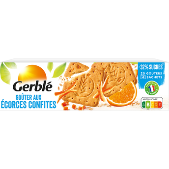 Image de Biscuits goûter écorces confites GERBLE - - 4x5