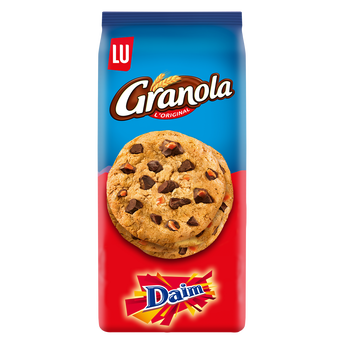 Image de Cookies aux gros éclats de chocolat et de daim GRANOLA, paquet de