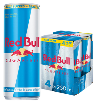 Image de Boisson énergisante sans sucres RED BULL, Pack