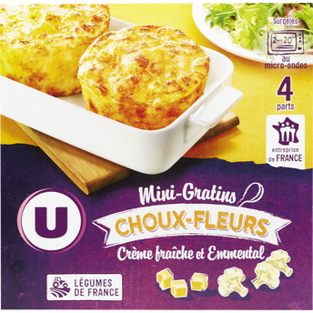 Image de U
Mini gratins de choux fleurs