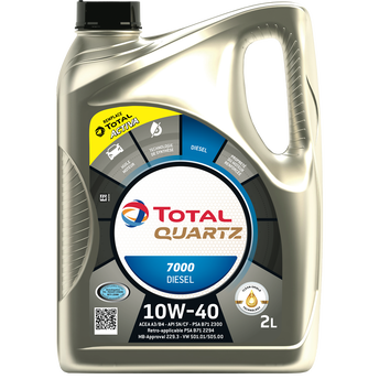Image de HUILE TOTAL ACTIVA 7000 10W40 DIESEL 2L