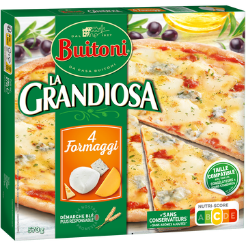 Buitoni Pizza Grandiosa Formaggi Genorosi Buitoni, 570g