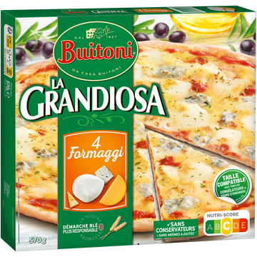 Buitoni Pizza Grandiosa Formaggi Genorosi Buitoni, 570g