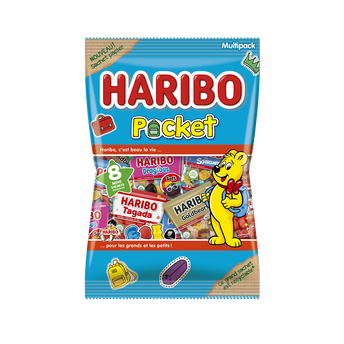 Image de Confiseries pocket x8 mini sachets assortis HARIBO