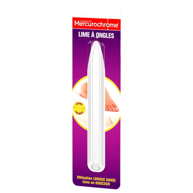 Lime à Ongles En Verre De Haute Qualité - Double Face, Douce Au Toucher, étui Rouge, Neuf