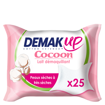 Image de Lingettes démaquillantes pour peaux normales et mixtes DEMAK'UP