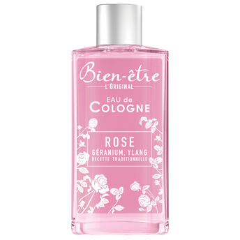 Image de Eau de Cologne absolue de roses BIEN ÊTRE, flacon de