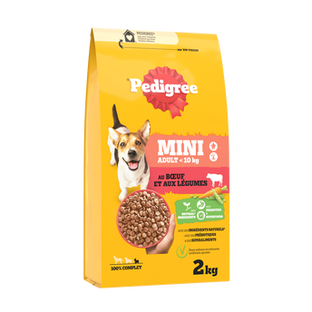 Image de Croquettes petit chien au boeuf et aux légumes PEDIGREE