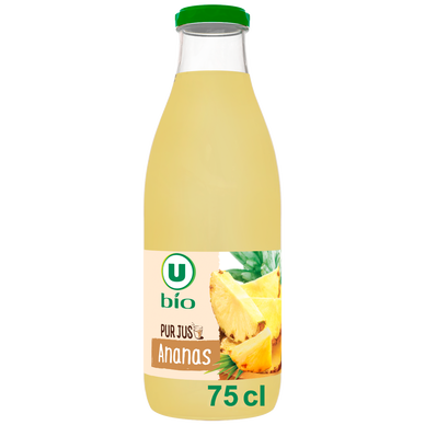 Pur jus ananas bouteille en verre de 75cl - Super U, Hyper U, U Express 