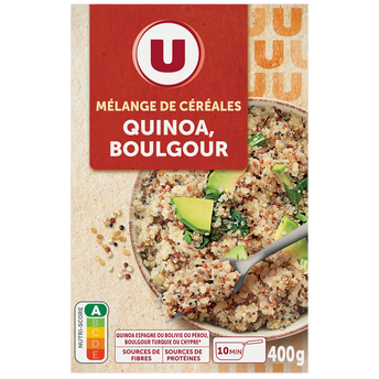 Image de U
Duo de céréales quinoa et boulgour