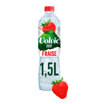 Image de Eau minérale aromatisée fraise VOLVIC ZEST