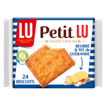 Image de Biscuits beurre & sel de guérande Petit Beurre LU - Paquet de