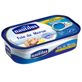 Image de Foie de morue nature au citron MSC NAUTILUS