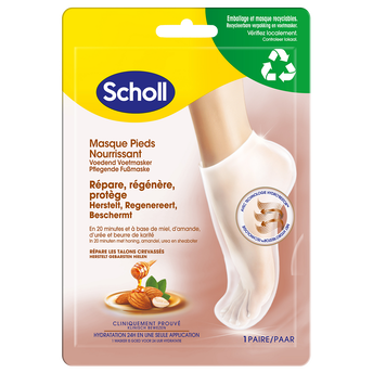 Image de Masque pieds nourissant miel et amande SCHOLL