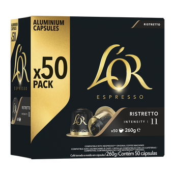 Image de Café capsules L'OR ESPRESSO Ristretto N°11 - Compatible NESPRESSO