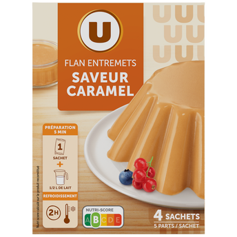 Image de U
Préparation Entremets pour flan caramel, 4 doses