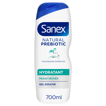 Image de SANEX gel douche natural prebiotic hydratant