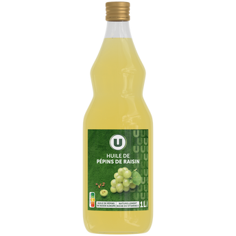 Image de U
Huile de pépins de raisin  bouteille de 1