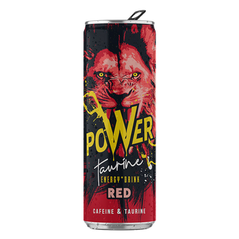 Image de Boisson énergisante energy drink power taurine red