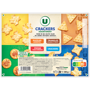 Image de U
Assortiment de crackers coffret de