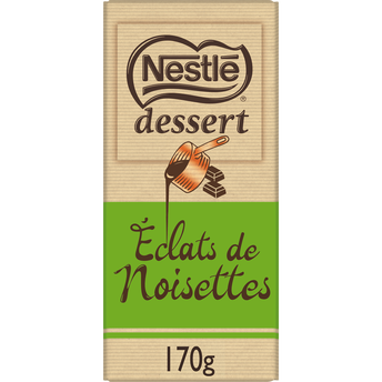 Image de Chocolat noir éclats noisettes pâtissier NESTLE DESSERT - Tablette