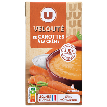 Image de U
Soupe Velouté de carottes à la crème brique de 1