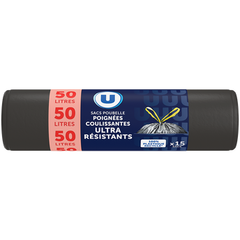 Image de U
Sac poubelle ultra résistant 100% recyclé liens coulissant