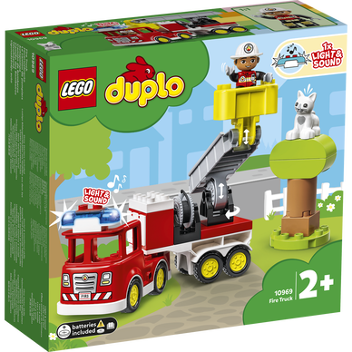 LEGO Duplo - Le camion de pompiers 10969 - Dès 2 ans - Super U