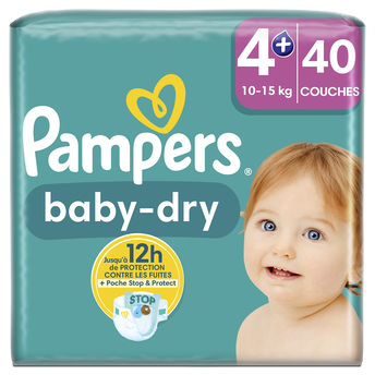 Image de Couches Baby Dry Géant PAMPERS T4