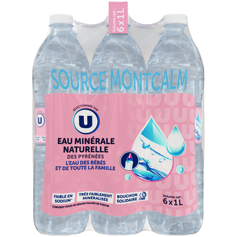 Image de U
Eau minérale MONTCALM Pack