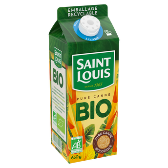 Image de Sucre pure canne bio SAINT LOUIS pack