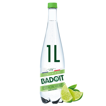 Image de Eau gazeuse minérale aromatisée citron vert BADOIT ZEST