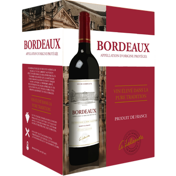 Image de Vin rouge Bordeaux AOP rouge, cubi de - Fontaine à vin