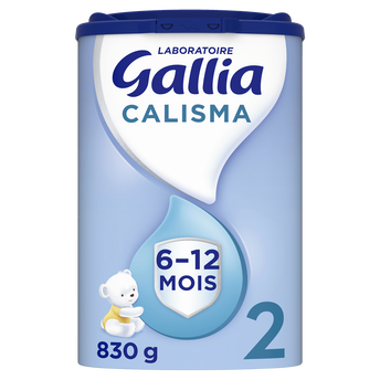 Image de Lait en poudre bébé 2ème âge de 6 à 12 mois GALLIA CALISMA boîte