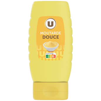 Image de U
Moutarde douce bouteille de