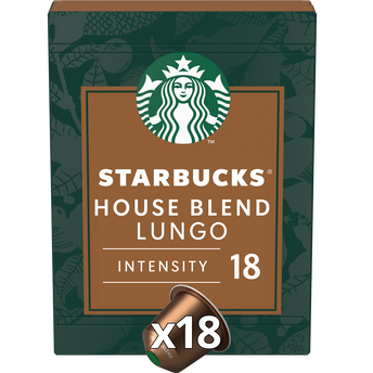 Image de Café capsules STARBUCKS HOUSE BLEND LUNGO N°8 - compatible NESPRESSO