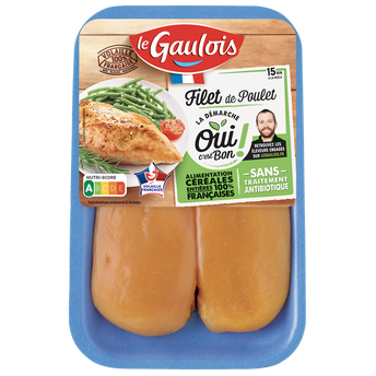 Image de Filet poulet jaune, OCB LE GAULOIS, France, 2 pièces 300 g