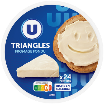 Image de U
Fromage fondu nature, 24 portions triangles