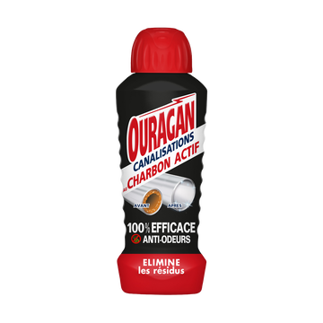 Ouragan Gel Canalisations Charbon Actif Ouragan , Flacon De 700ml