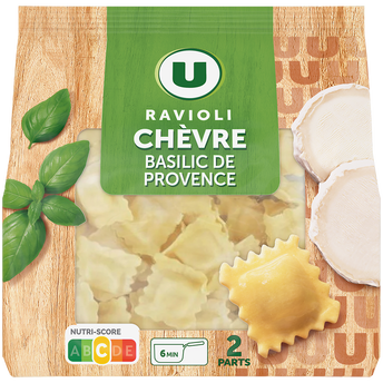 Image de U
Ravioli au chèvre basilic de Provence