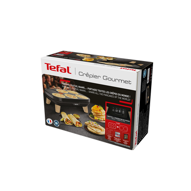 TEFAL Crêpière Gourmet PY900812 - Noir pas cher 