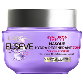 Image de Masque capillaire hyaluron repulp hydra-régénérant 72h acide hyaluronique cheveuxdéshydratés et fatigués ELSEVE