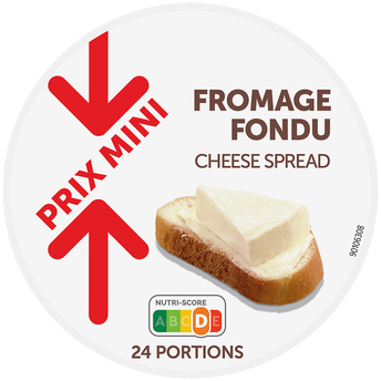 Image de Fromage fondu pasteurisé 20%MG PRIX MINI - boîte ronde