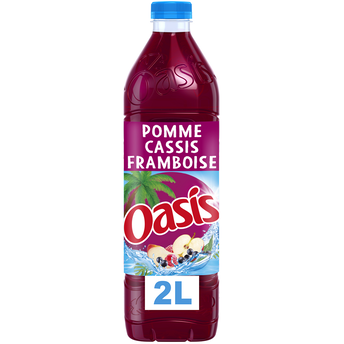 Image de Boisson aux fruits Pomme Cassis Framboise OASIS - la bouteille de