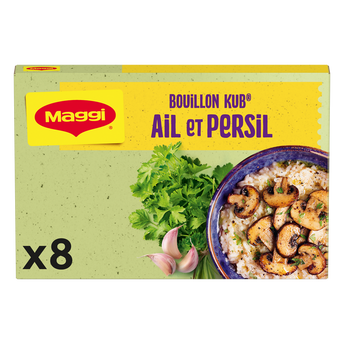 Image de Bouillon cubes Ail et persil Maggi